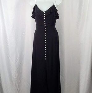 Forever 21 full lenth button down dress size medium